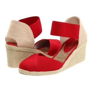 Ralph Lauren ‘Charla’ Espadrille Wedges Size 9.5